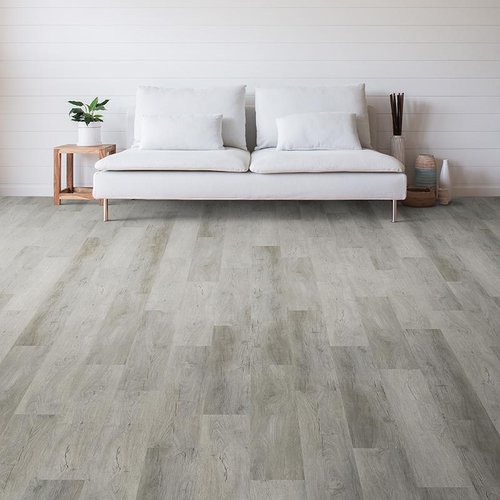 Living Room Gray Luxury Vinyl Plank -  Darrow's Carpets in Stanwood, WA